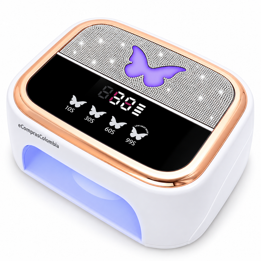 Lámpara Secadora de Uñas UV/LED Recargable 268W