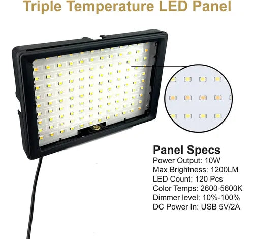 Kit De 2 Luces Led Kit Para Fotografía Y Video Trípode Luz