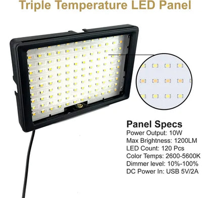 Kit De 2 Luces Led Kit Para Fotografía Y Video Trípode Luz