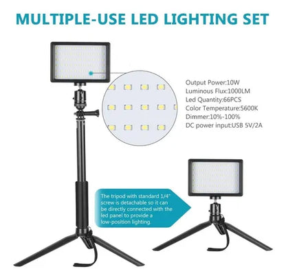 Kit De 2 Luces Led Kit Para Fotografía Y Video Trípode Luz