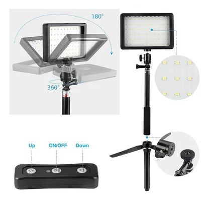 Kit De 2 Luces Led Kit Para Fotografía Y Video Trípode Luz