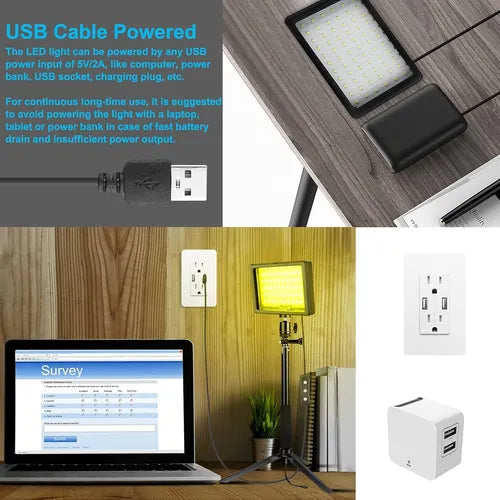 Kit De 2 Luces Led Kit Para Fotografía Y Video Trípode Luz