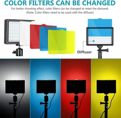 Kit De 2 Luces Led Kit Para Fotografía Y Video Trípode Luz