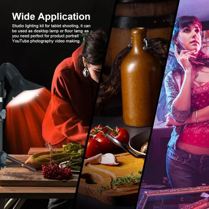 Kit De 2 Luces softbox Kit Para Fotografía Y Video Trípode metalico Luz clasica bombillo streaming