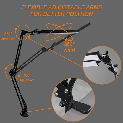 Lampara de Estritorio mesa Doble panel para Estudio Trabajo Oficina Computador  Bogota