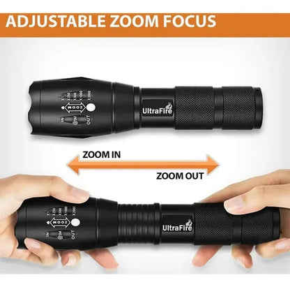 Linterna Led Recargable Potente Militar Tactica 3pack