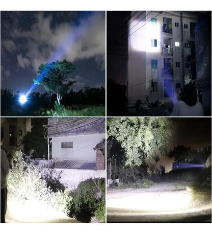 Linterna Potente Recargable Led Militar Táctica Carro