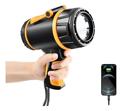 Linterna de camping Brightenlux LED resistente al agua IP55 para exteriores y emergencias.