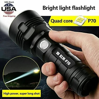 Linterna UltraFire P70 Táctica LED 30000 lm Recargable