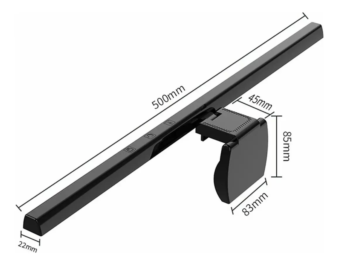 Luz Lampara para Pantalla Computador Portatil monitor dimerizable Luz fira calida blanca