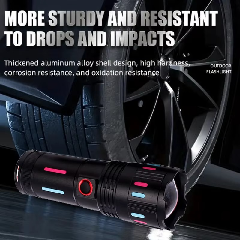 Linterna de camping BLITZ fabricada en aleación de aluminio resistente al agua IP67