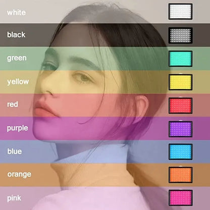 Kit Set 2 Luces Led Kit Fotografía Video Trípode Luz Maquillaje, streaming, Tiktok, Clases virtuales