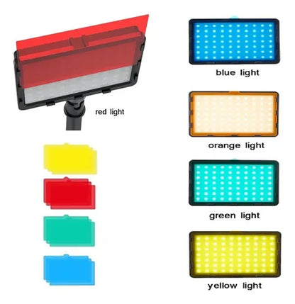 Set 2 Luces Led Kit Fotografía Video Trípode Luz Maquillaje Streaming, tiktok, clase reunion virtua