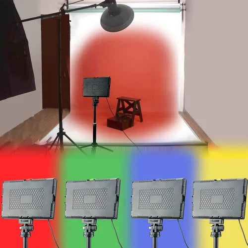 Set 2 Luces Led Kit Fotografía Video Trípode Luz Maquillaje Streaming, tiktok, clase reunion virtua